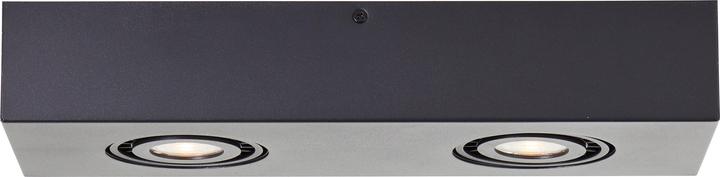 Actual product image Brilliant Doro LED ceiling light 2flg sand black (345 lm, GU10)
