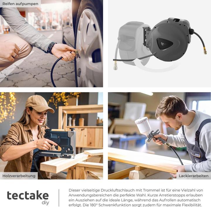 Image du produit tectake Tuyau d'air comprimé