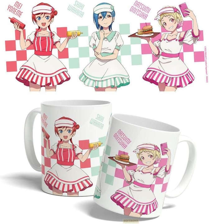 Produktbild POPbuddies Love Live! Superstar!! Tasse American Diner Mei, Shiki, Natsumi 325 ml (325 ml, 1 x)