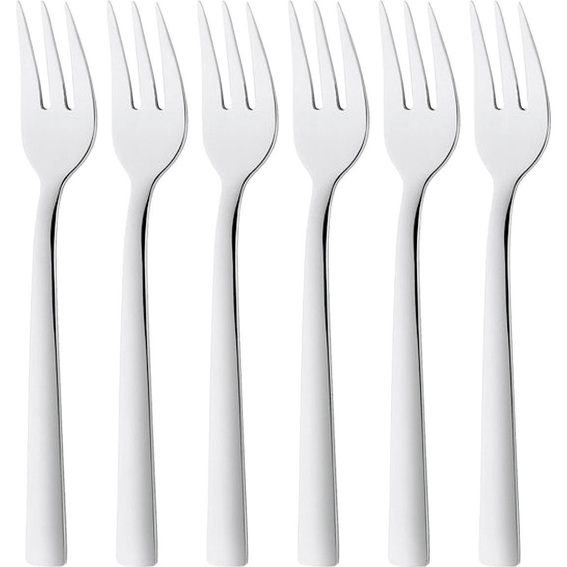 Zwilling Dinner Kuchengabelset 6-tlg, poliert, Besteck, Silber