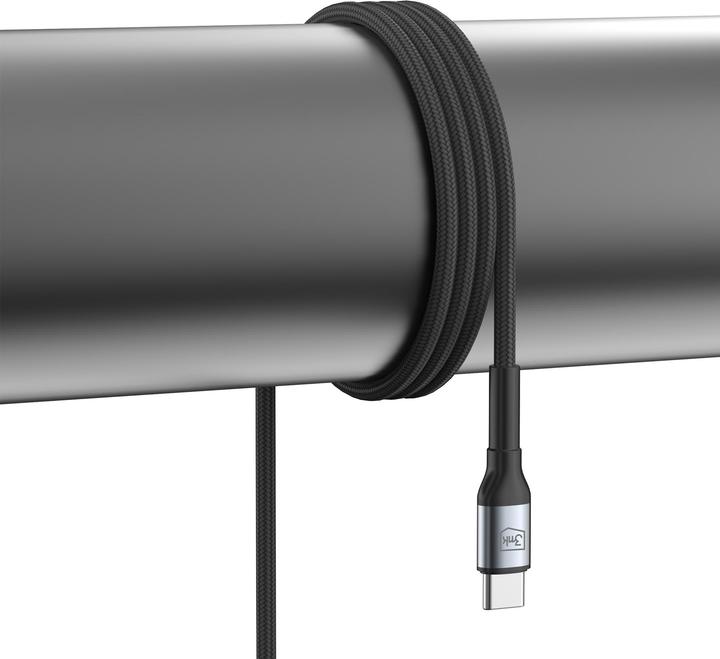 Image du produit 3MK Kabel Hyper Cable N-SERIES USB-A do USB-C 1m 9V/2A 18W czarny (1 m, USB 2.0, 18 W)