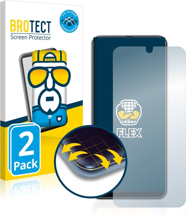 Produktbild BROTECT Full-Cover Displayschutz (2 Stück, Samsung Galaxy M30s)