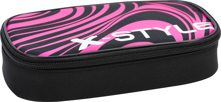 Actual product image Jumbo pencil case black/neon pink