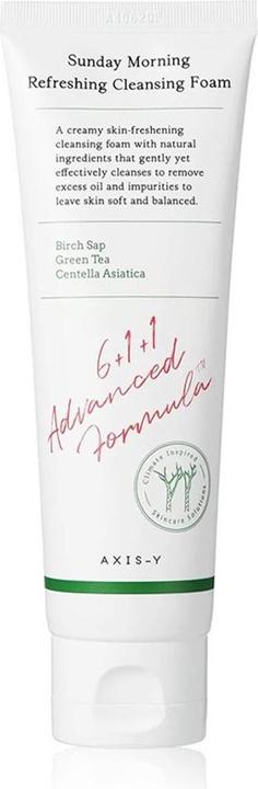 Actual product image Axis-Y 6+1+1 - Sunday Morning Refreshing Cleansing Foam (Facial cleansing wipes, 120 ml)