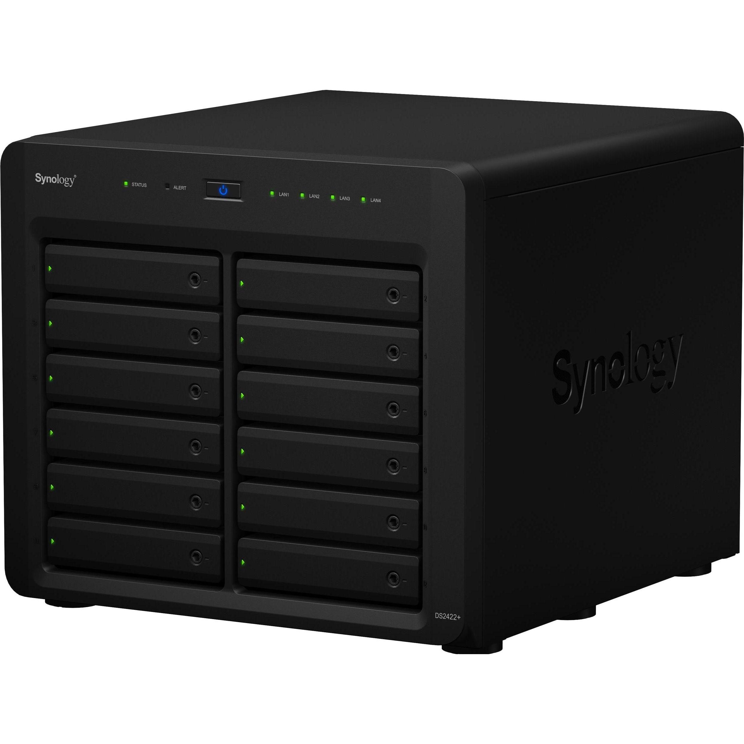 Synology DS2422+ (0 TB), NAS, Schwarz