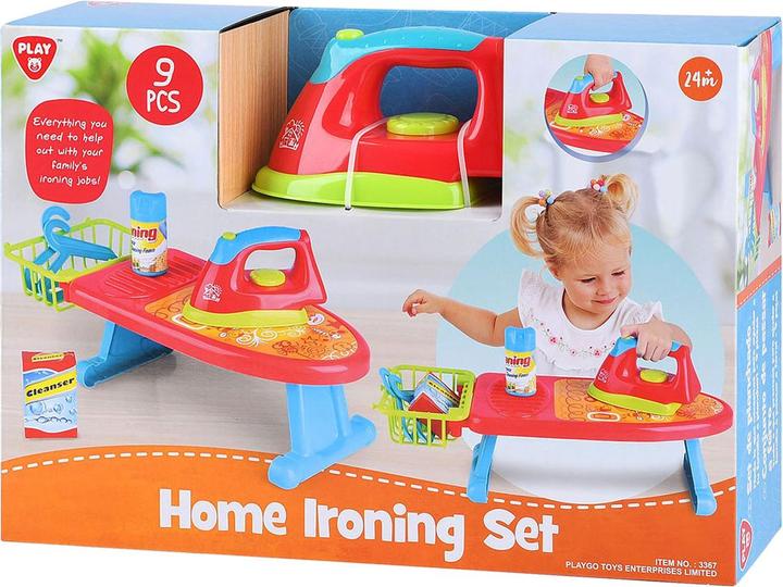 Actual product image Play set " with ironing board", 9 pieces.