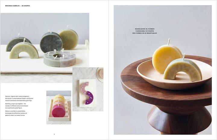 Actual product image Rico Design Candle mould instruction book (German, 2023)