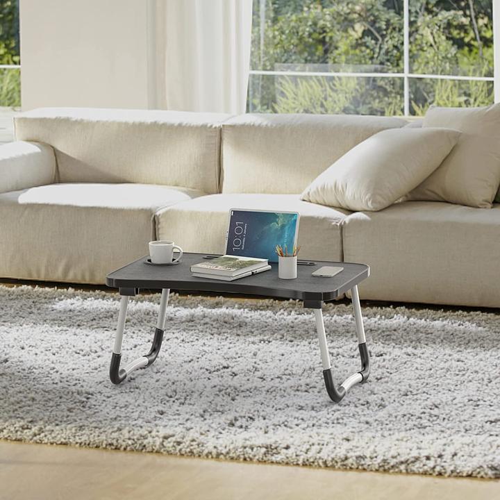 Image du produit Intirilife table pliante pour ordinateur portable en noir