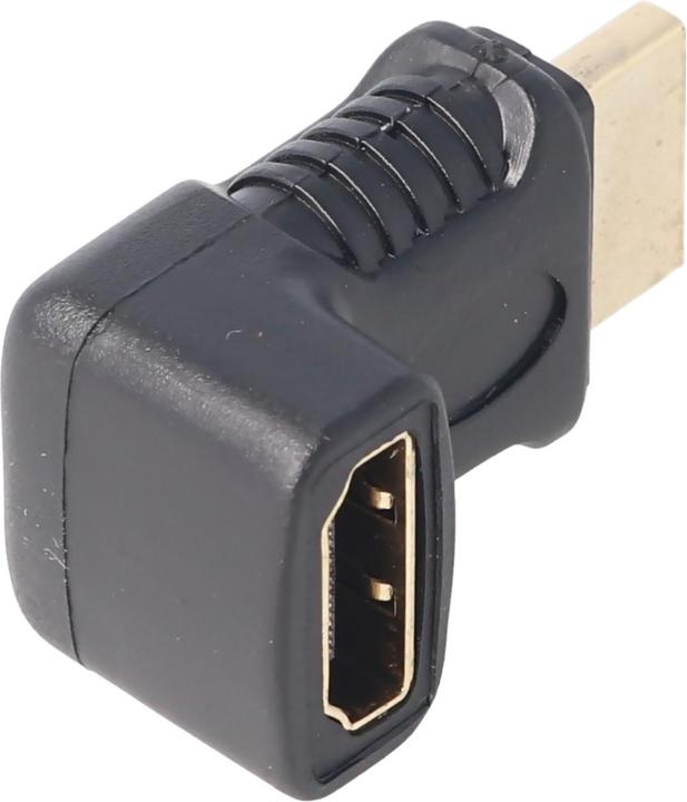 Actual product image XCell HDMI/HDMI angle adapter HDMI™ A plug to HDMI™ A socket (HDMI)
