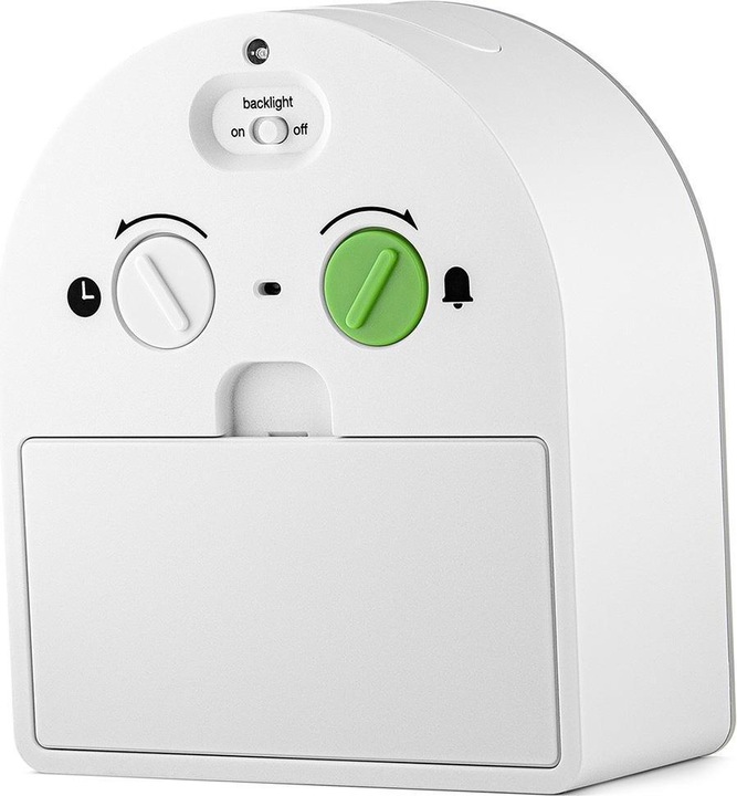 Actual product image Braun BC22 W Quartz alarm clock