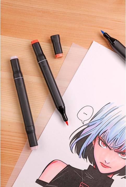 Actual product image Clairefontaine Manga Illustration pad 20F A5 250g (250 g/m²)