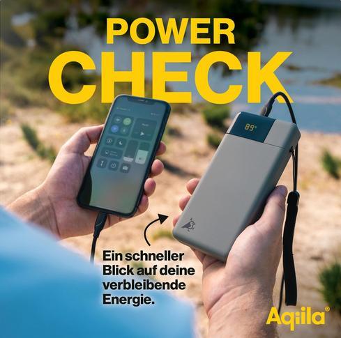 Produktbild Aqiila Powerbird B20B+ - Powerbank 20000 mAh, 65W - Moss (20000 mAh, 65 W, 74 Wh)