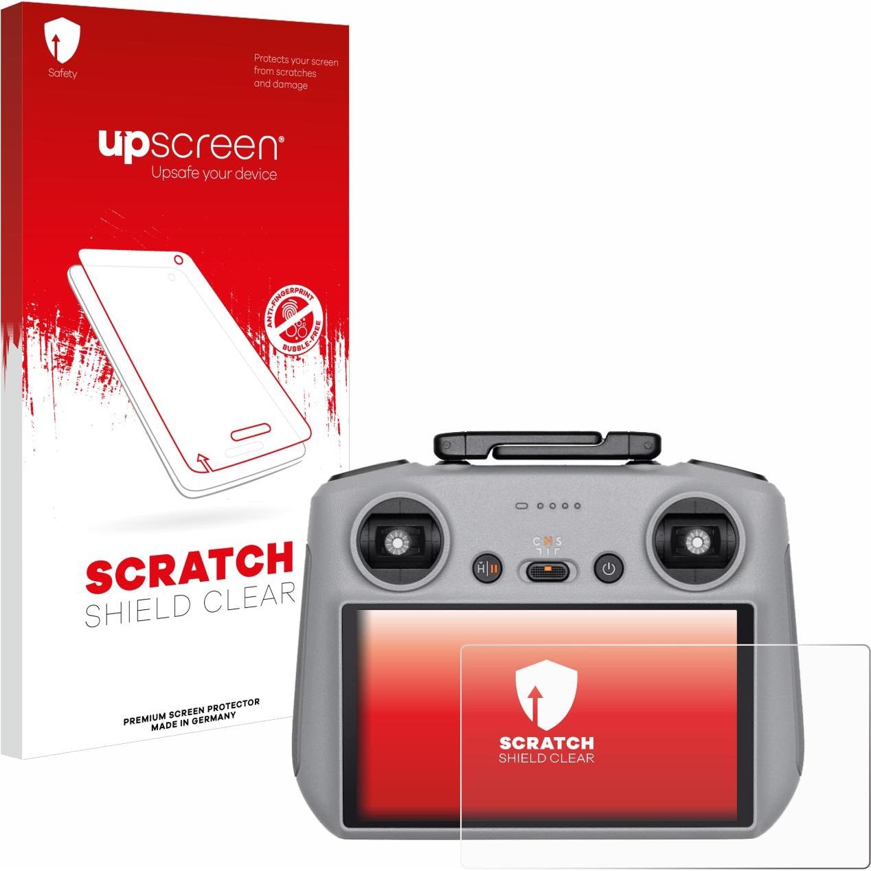 upscreen Scratch Shield Displayschutz (Drohnen Displayschutz, DJI RC 2), Drohne Zubehör, Transparent