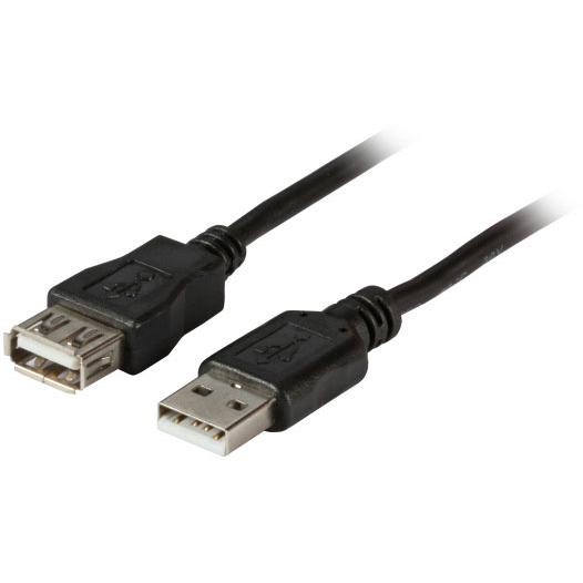 EFB Elektronik USB2.0 Verlängerungskabel A-A St-Bu 5,0m grau, Enhanced (5 m, USB 2.0), USB Kabel