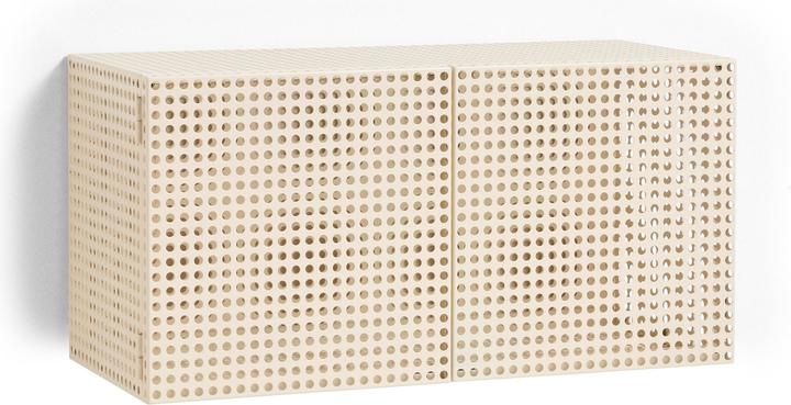 HAY - Perforated Cabinet Wall Small - H 45cm - Eggshell