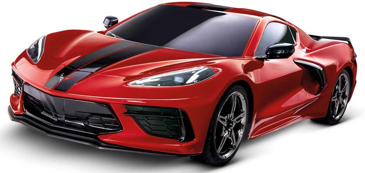 Traxxas 4TEC 3.0 Corvette C8 rot 1:10 4WD Tourenwagen Brushed - ARTR (RTR Ready-to-Run)