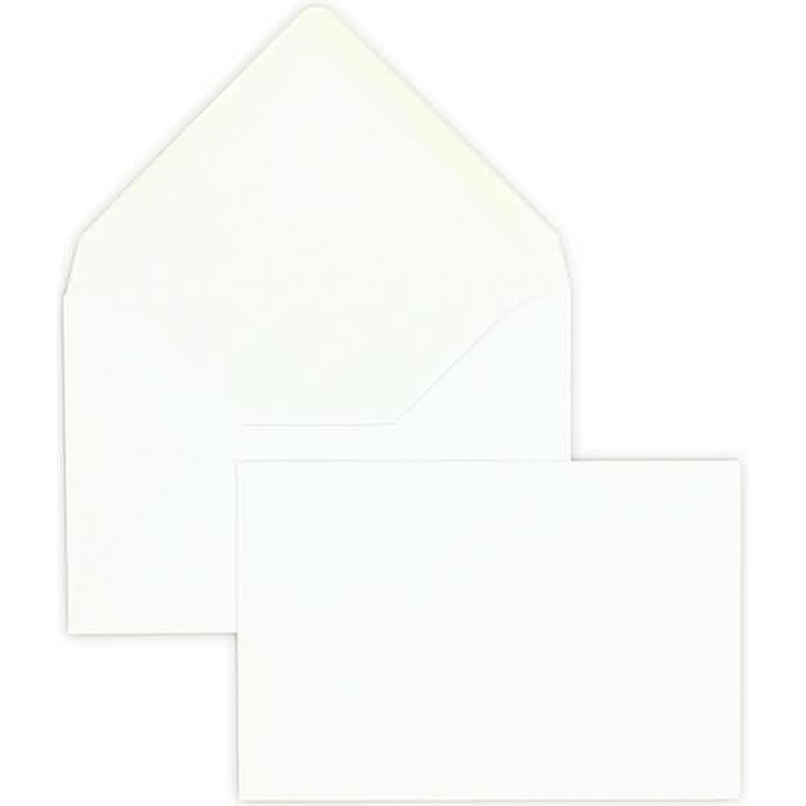 Thumbnail - Blanke, Briefumschlag, Briefumschläge 86x128mm 120g/qm gummiert VE=100 Stück weiss (100 x)
