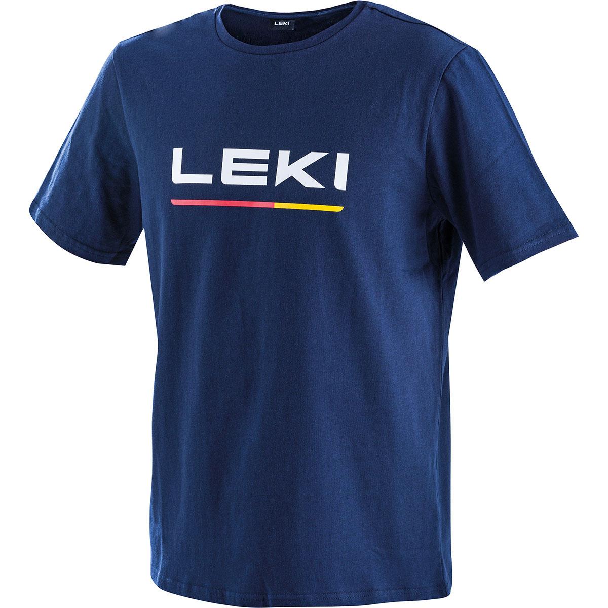 Leki, Herren, Shirt, Logo, Blau, (M)