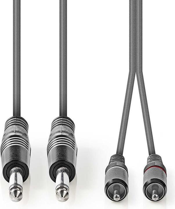 Immagine prodotto Nedis Cavo audio stereo 2X 6,35 mm maschio 2X RCA mac (1.50 m, Cinch)