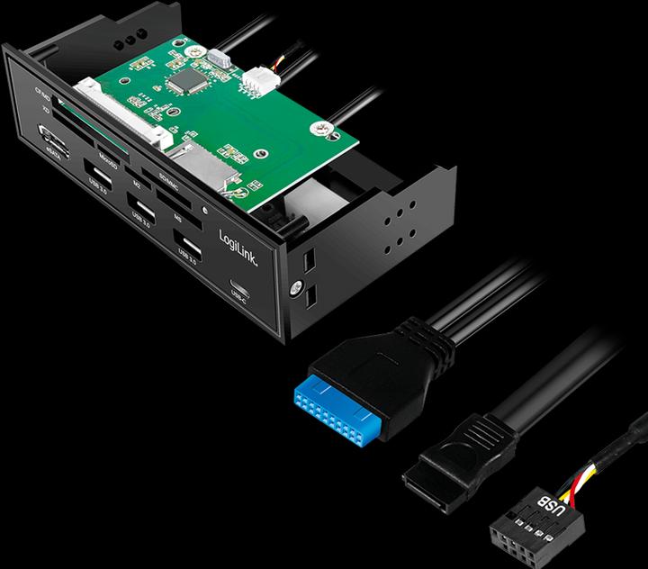 Produktbild LogiLink Multifunktions-Panel (SATA)
