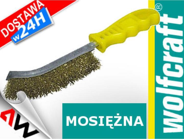 Produktbild wolfcraft 1 Messingdraht-Handbürste 265mm