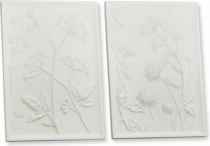 Image du produit Loberon Tableau set de 2 Carrefour blanc (28.50 x 40 cm)