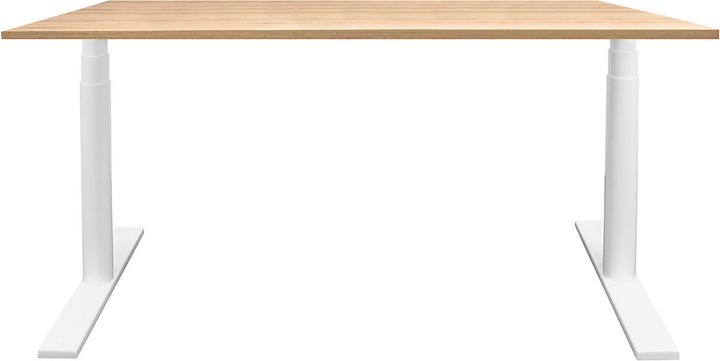 Image du produit Newpo Bureau réglable en hauteur électriquement | l x p 140 x 80 cm | chêne chalet |