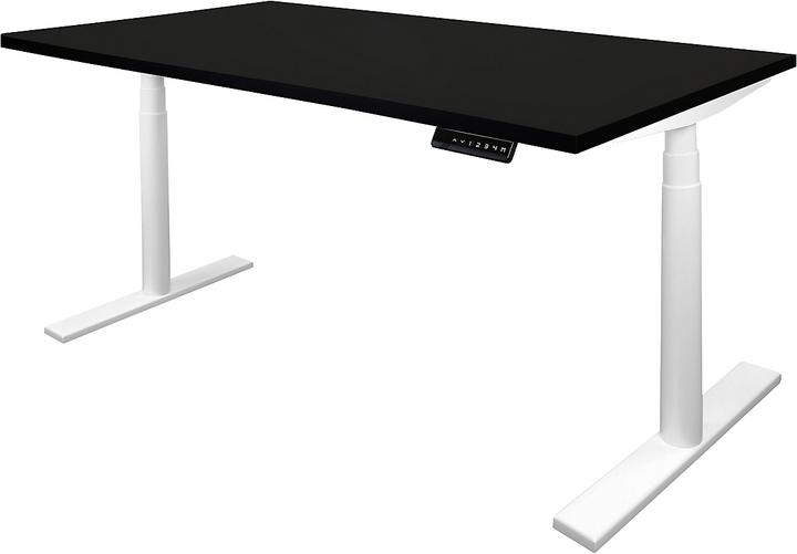 Produktbild Newpo Schreibtisch elektrisch höhenverstellbar | BxT 140 x 80 cm | schwarz |