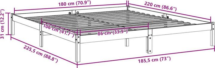 Produktbild VidaXL Gill (180 x 220 cm)