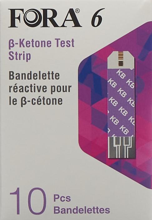 Produktbild Fora 6 β-Keton Teststreifen