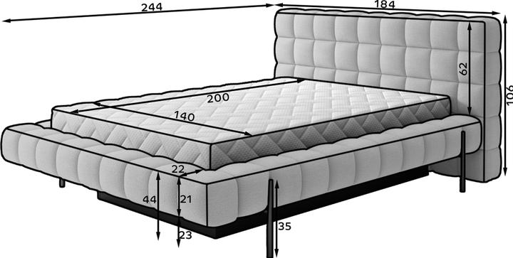 Image du produit ELTAP Magentta (140 x 200 cm)