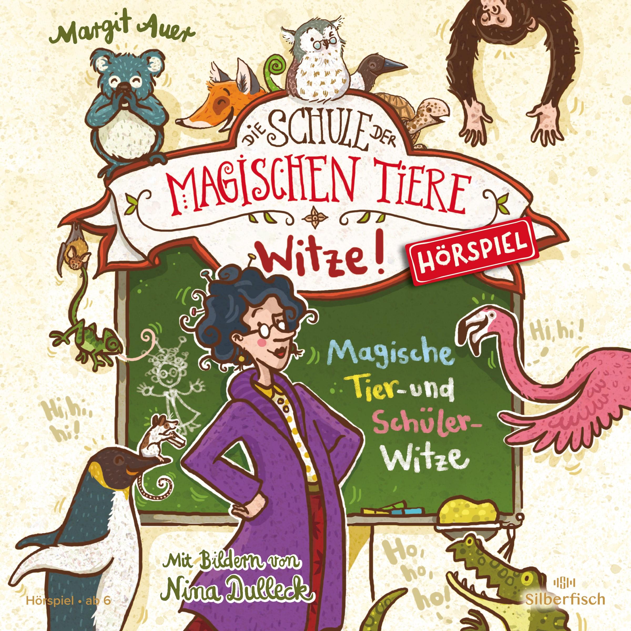 Die Schule der magischen Tiere - Witze!, Hörbücher von Tim Kreuer, Josephine Martz, Achim Schülke, Emma Herrmann, Verena...
