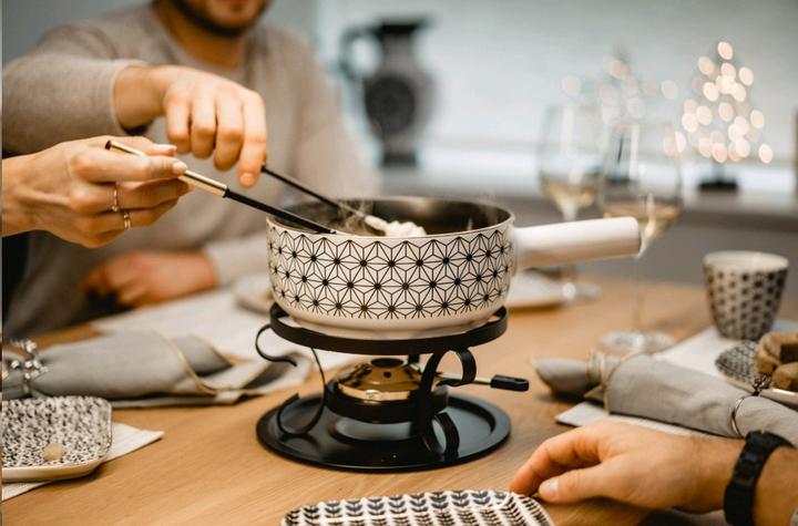 Image du produit Kadastar Caquelon à fondue Polygon Blanc (2 l)