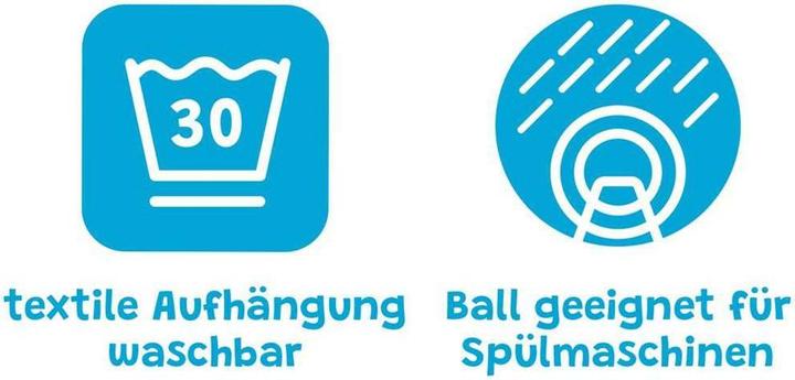 Productafbeelding Ravensburger 4583 baliba Clip & Go - Flexibele bal met hulpstuk voor grijp- en bijtplezier