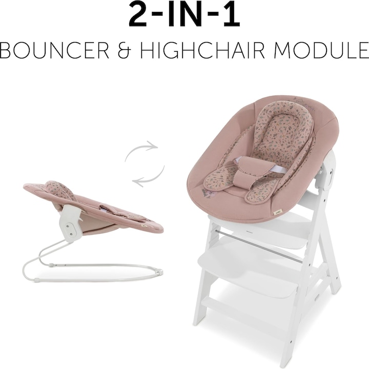 Actual product image Hauck Alpha Bouncer 2in1 Bambi Rose