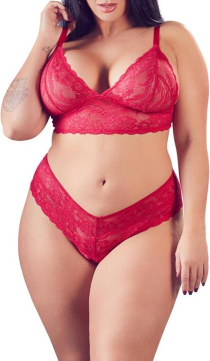 Image du produit Cottelli Collection Soutien-gorge et string ouvert (XL)