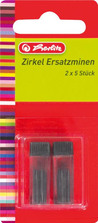 Productafbeelding Herlitz 10 kompasstiften HB 2,0 mm