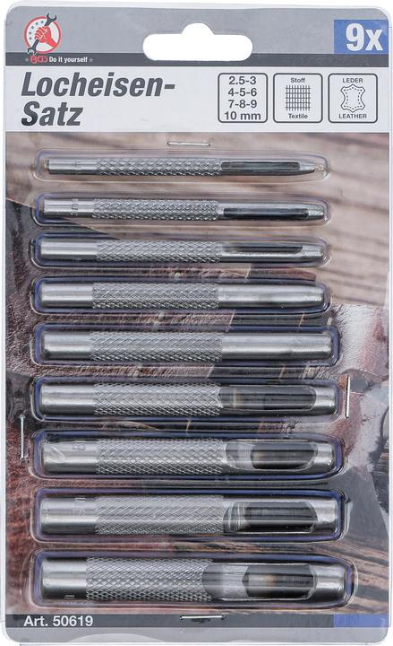 Actual product image BGS Punch set 2.5 - 10 mm 9 pcs.