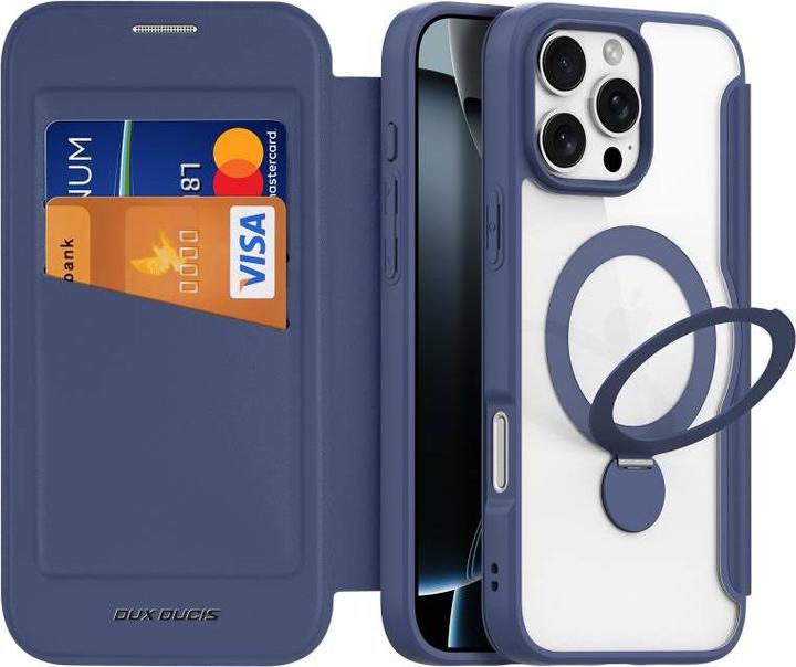 Image du produit Dux Ducis Housse cuir Skin X Pro 360° Ring Stand Series (Apple iPhone 16 Pro Max)