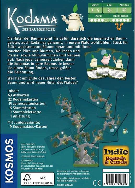 Produktbild Kosmos Kodama (Deutsch, 2 - 5 Spieler)