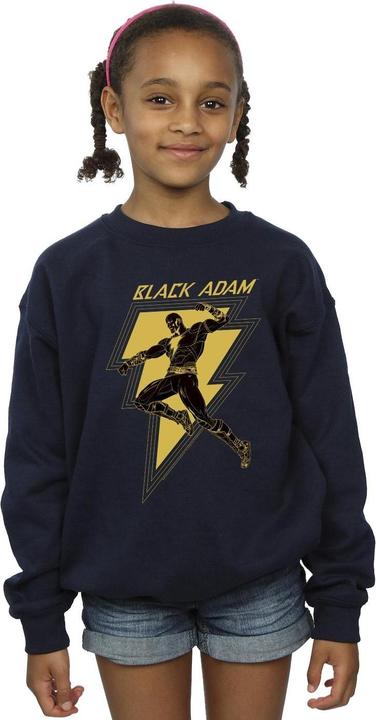Produktbild Black Adam Golden Bolt Chest Sweatshirt Mädchen (128)
