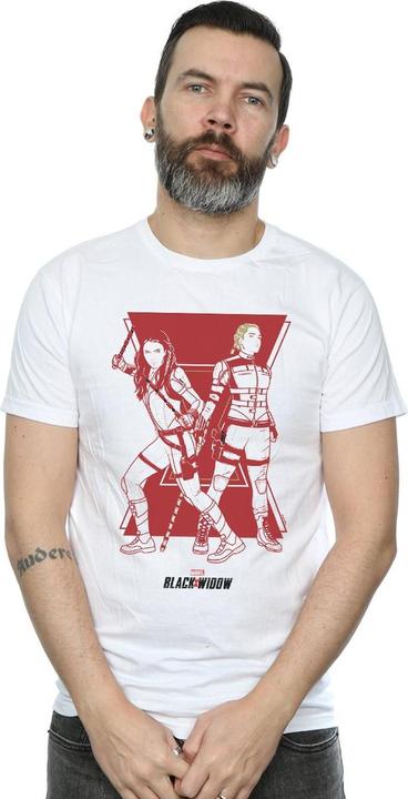 Produktbild Black Widow Movie Sisters Silhouette TShirt (XL)