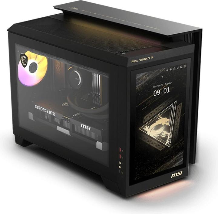 Actual product image MSI MEG Vision X AI 2NVR7-236AT Black (2000 GB, 64 GB, Intel Core Ultra 7 265K)