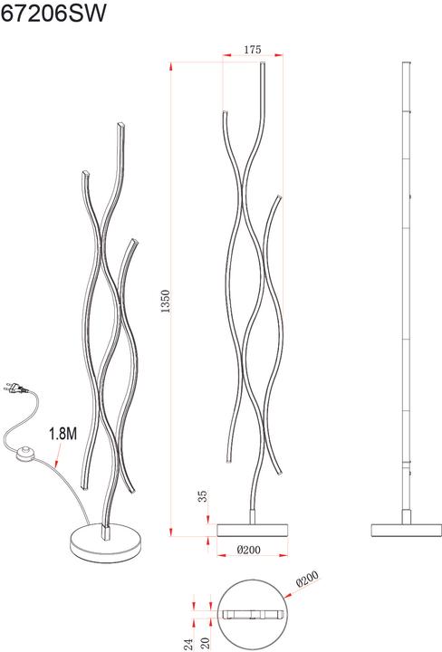 Produktbild Globo Geronimo (3470 lm)