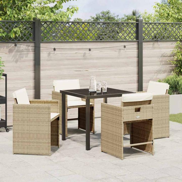 Produktbild vidaXL Garten Essgruppe (80 x 80 x 73 cm)