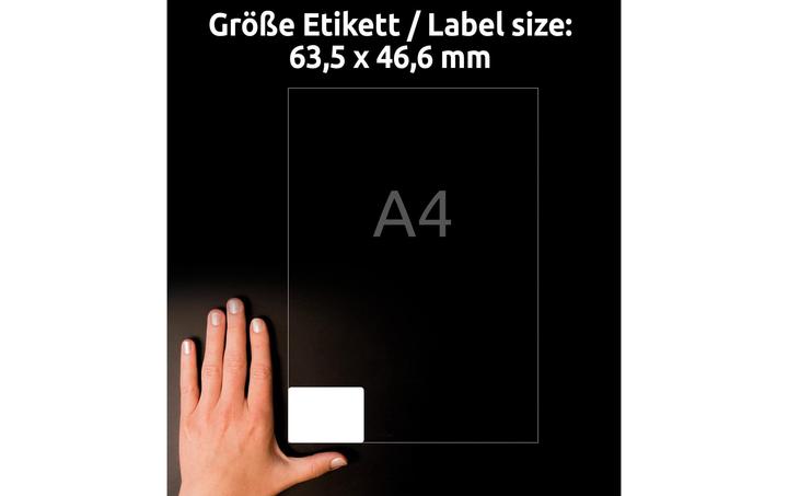Actual product image Avery Glossy labels