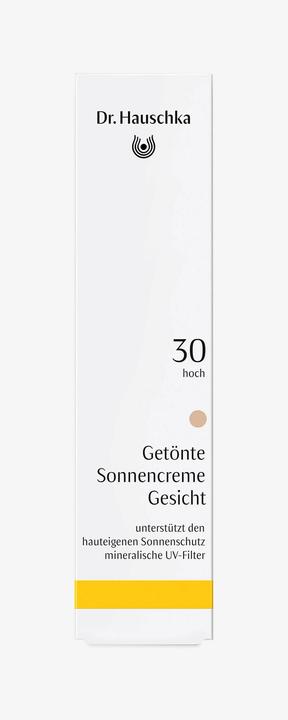 Actual product image Dr. Hauschka tinted facial sunscreen SPF30 cream (Sun cream face, SPF 30, 40 ml, 64 g)
