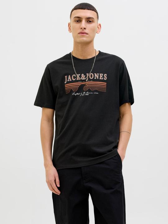 Actual product image Jack & Jones Gedruckt Rundhalsausschnitt T-shirt T-shirt (L)