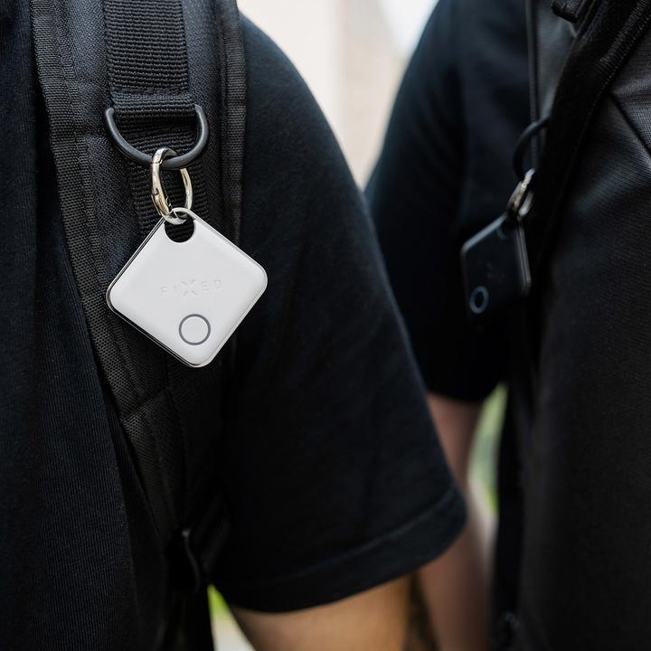 Actual product image Fixed Tag with Find My support, White (iOS)