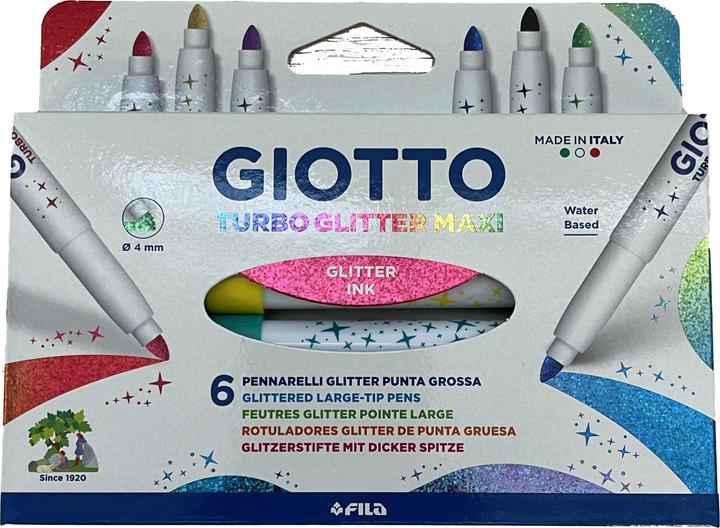 Giotto Feutres de coloriage Turbo Glitter (6 x)